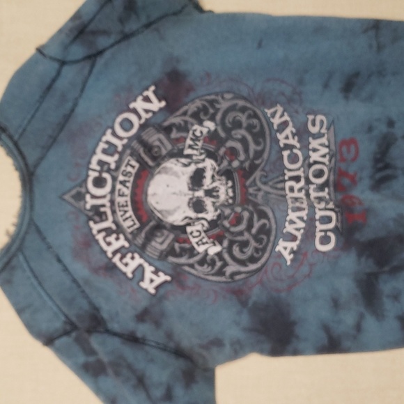 AFFLICTION Reversible Thermal American customs 1973 sz XXL - Picture 3 of 8